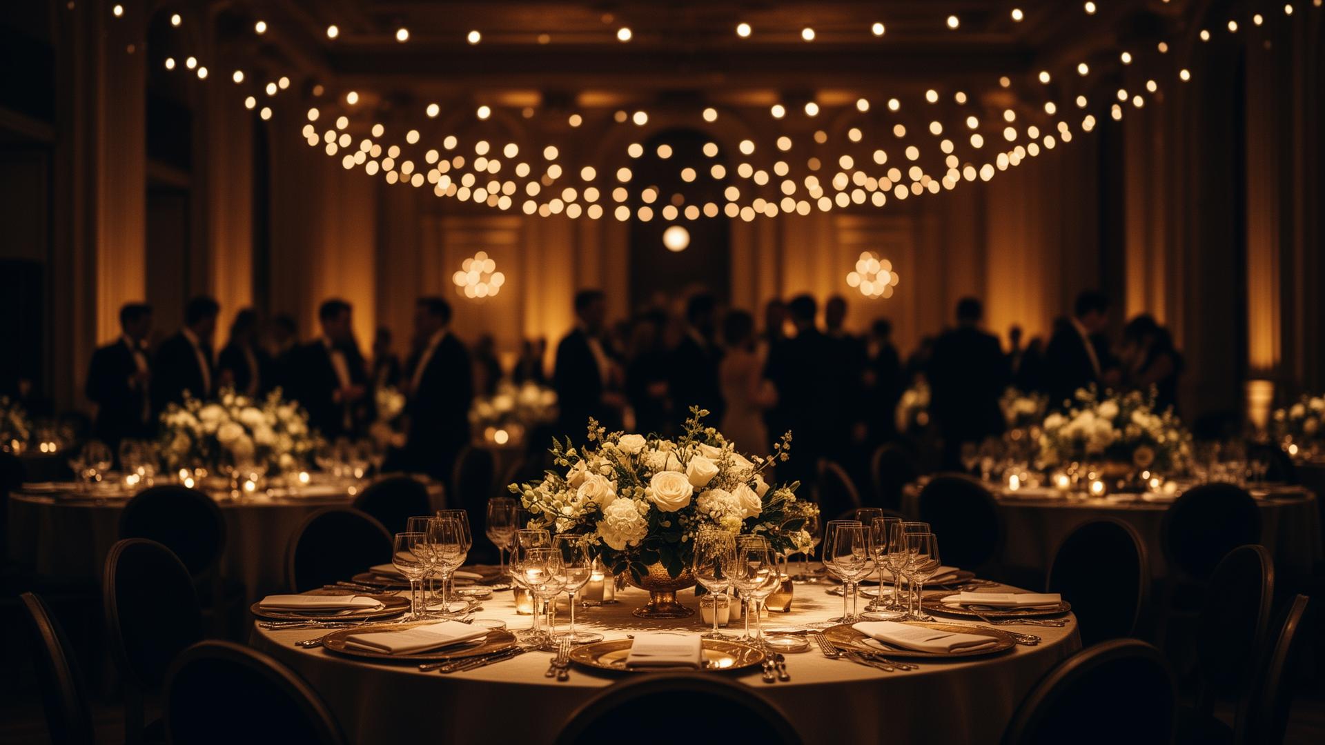 Elegant gala reception
